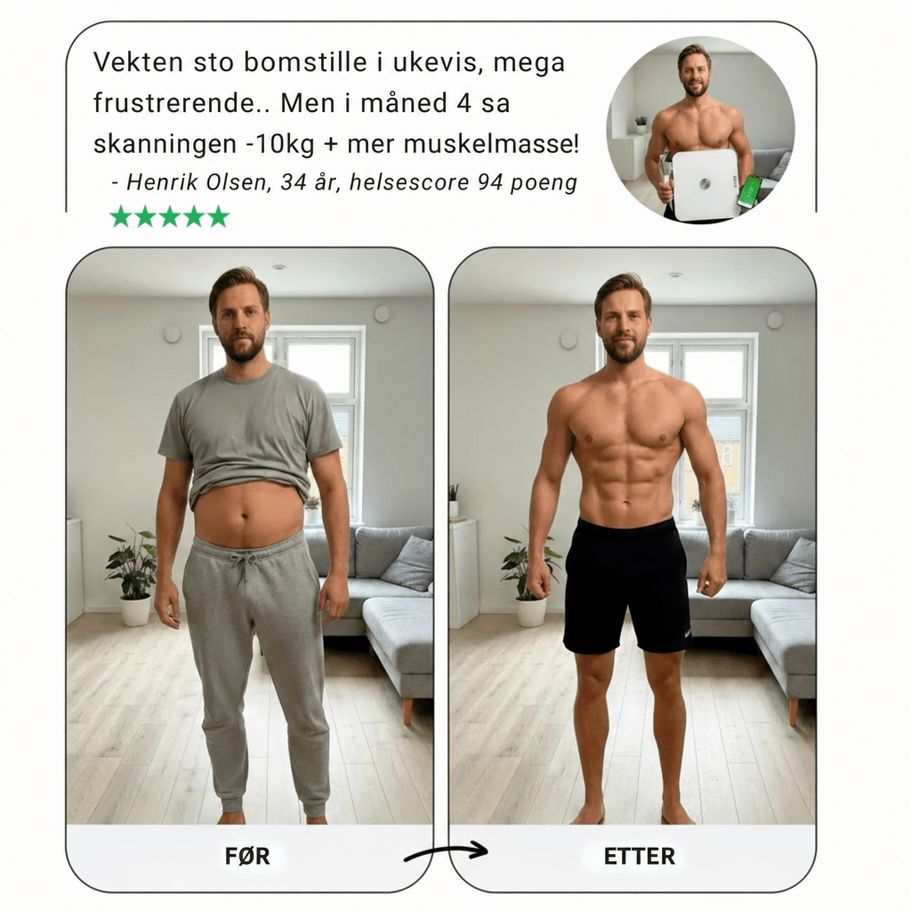 NordicFit Kroppsskanner (Inkl. norsk app) - AVABeauty.no